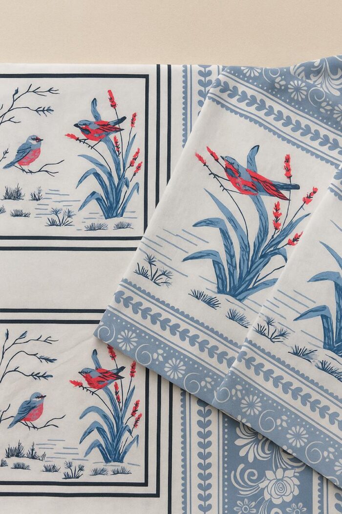 RAYA Elegance Cotton Bedsheet Set – Garden Bloom Edition - Image 1