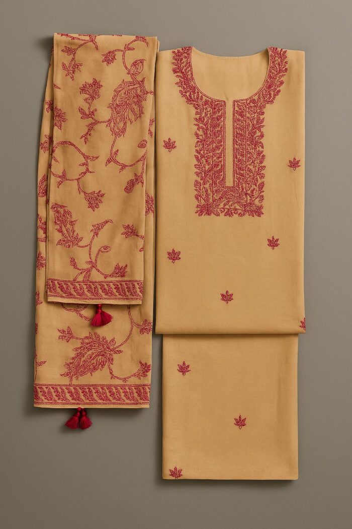 RAYA Elegance Georgette Suit Set – Shaan-e-Awadh Edition - Image 3