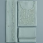 RAYA Elegance Organza Cotton Suit Set – Aabroo Edition - Image 3