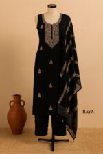 RAYA Elegance Crepe Suit Set - Nazaakat Edition - Image 3