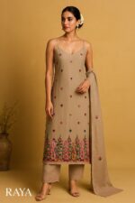 RAYA Elegance Georgette Suit Set – Adaab Edition