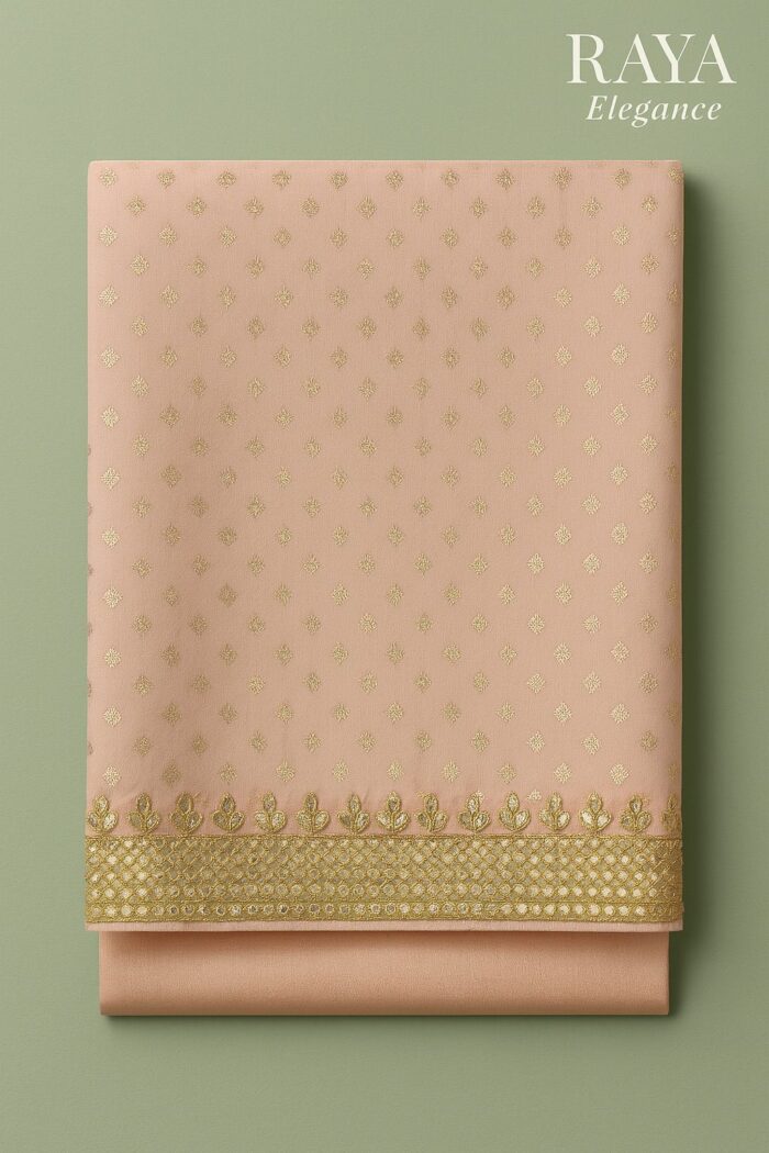 RAYA Elegance Organza Saree Set – Kumud Edition - Image 3