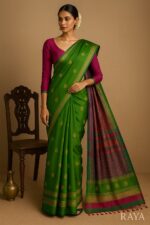 RAYA Elegance Silk Saree Set – Chitralekha Edition