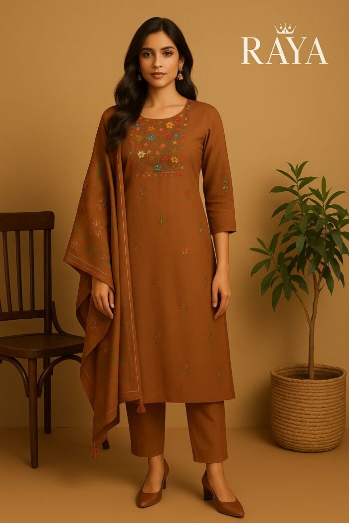 Kota Doria Suit Set - Aaraam Edition - Image 1