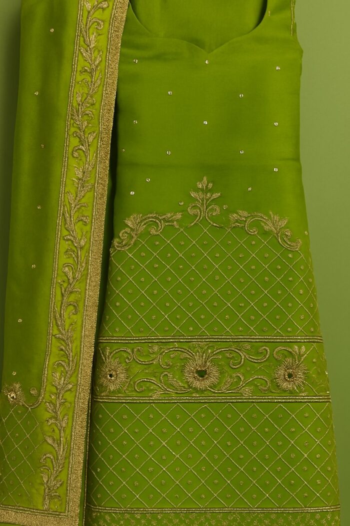RAYA Elegance Crepe Sharara Suit - Maherbano Edition - Image 4