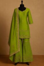 RAYA Elegance Crepe Sharara Suit - Maherbano Edition - Image 2